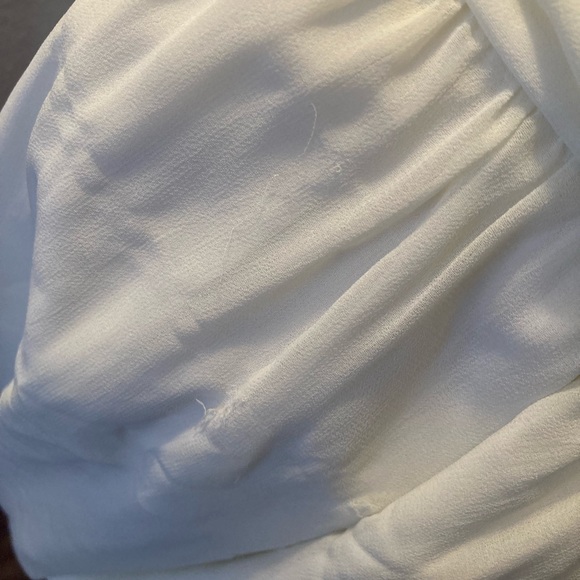 Ivory Chiffon Flower Girl Dress - Picture 8 of 8